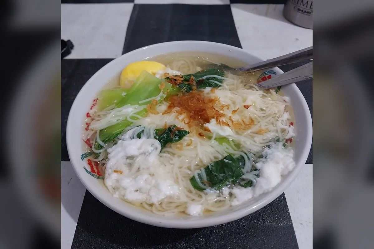 Misoa kuah, mie halus yang lembut dan menyerap kuah